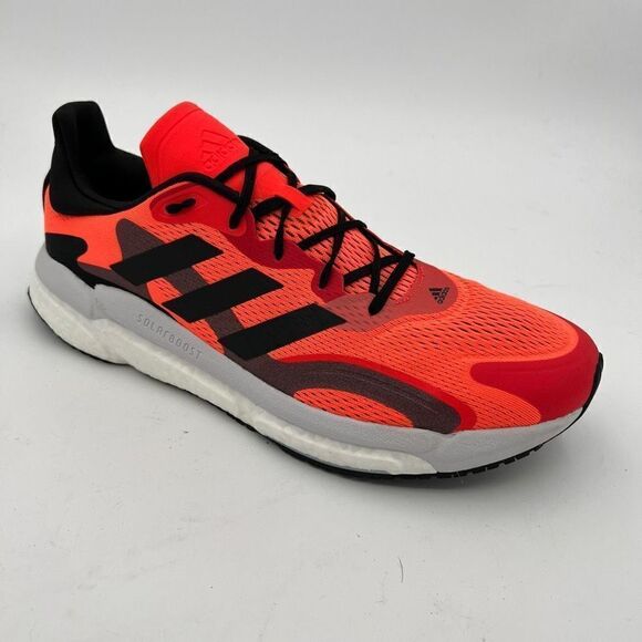 adidas SOLARBOOST 3 Shoes - Solar Red | Men's 13 running training Neon - Picture 8 of 11